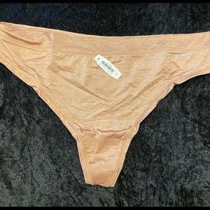 NWT Adore Me beige thong